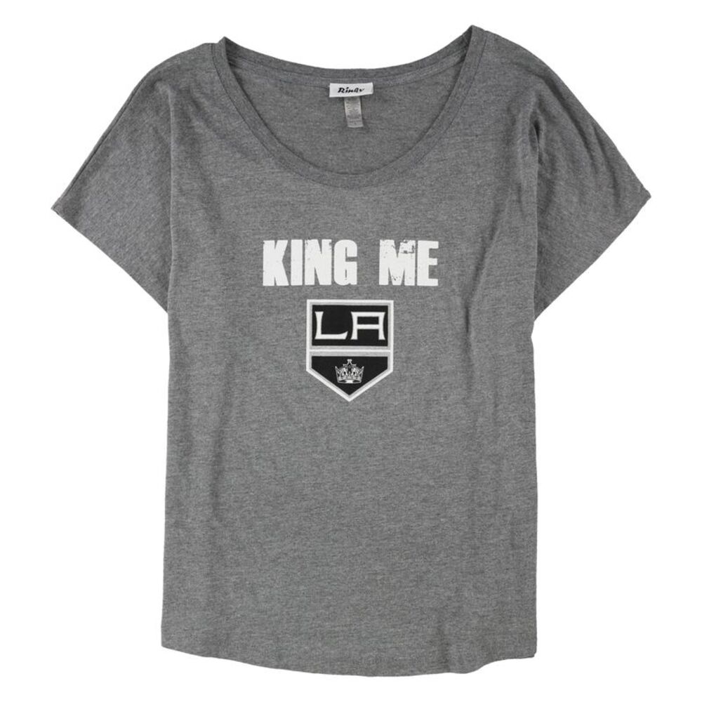 Rinky Womens King Me LA Kings Graphic T-Shirt, NWT